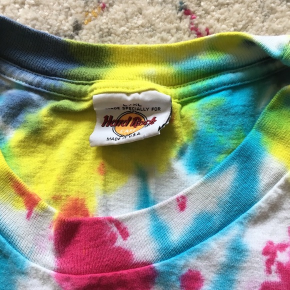 SOLD | Tie Dye Hard Rock Cafe T-Shirt - Picture 3 of 4